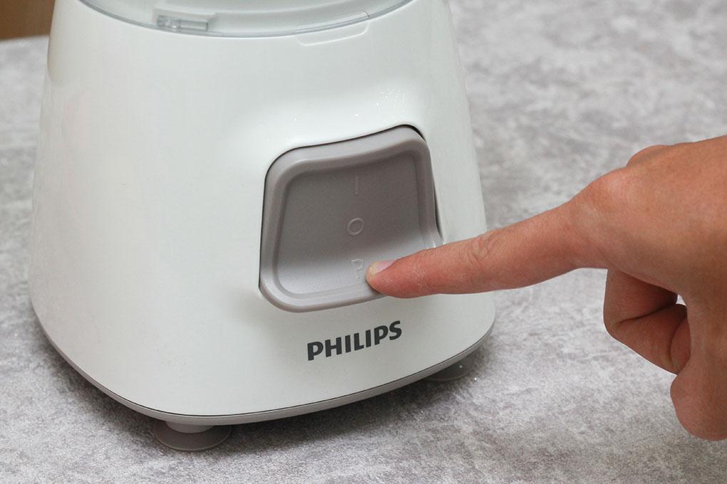 Máy xay sinh tố Philips HR2056 (Trắng) - Hàng nhập khẩu