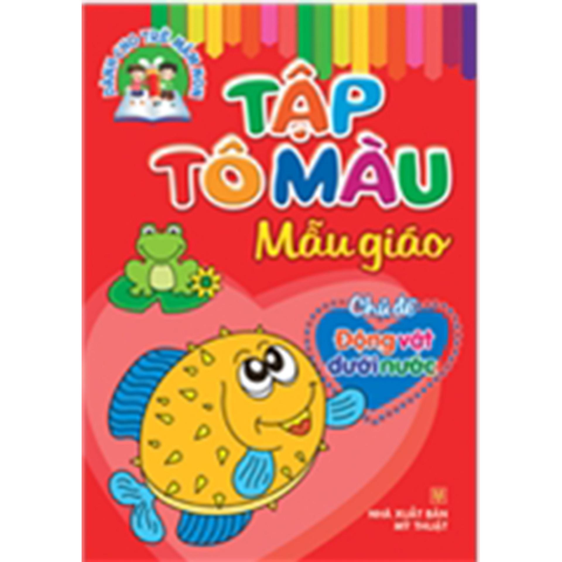 Sách: Combo Tập Tô Màu Mẫu Giáo ( Túi 8 Cuốn)