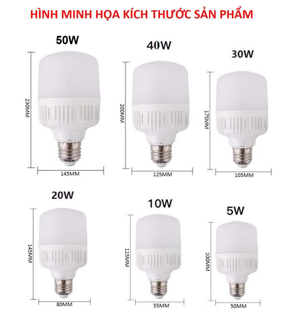 ( BỘ 4 ) ĐÈN 50W LED TRỤ MEILIN ( ÁNH SÁNG TRẮNG )