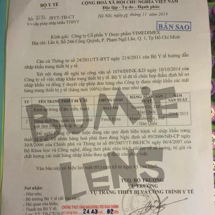 [HCM]Lens lệch độ Vassen Sexyme (inbox độ cận trước khi đặt hàng)