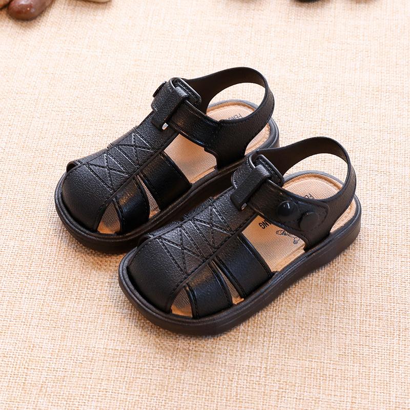 Dép Sandal bé trai - đen/nâu - Size 25 đến 30 - V109