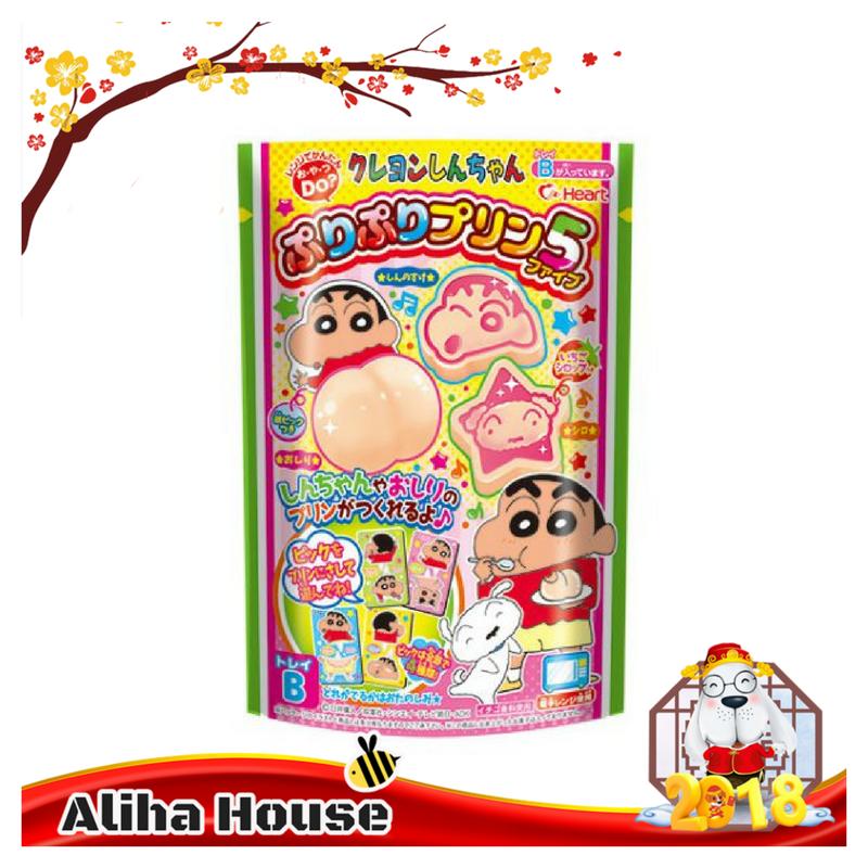 Popin Cookin làm pudding mông Shin