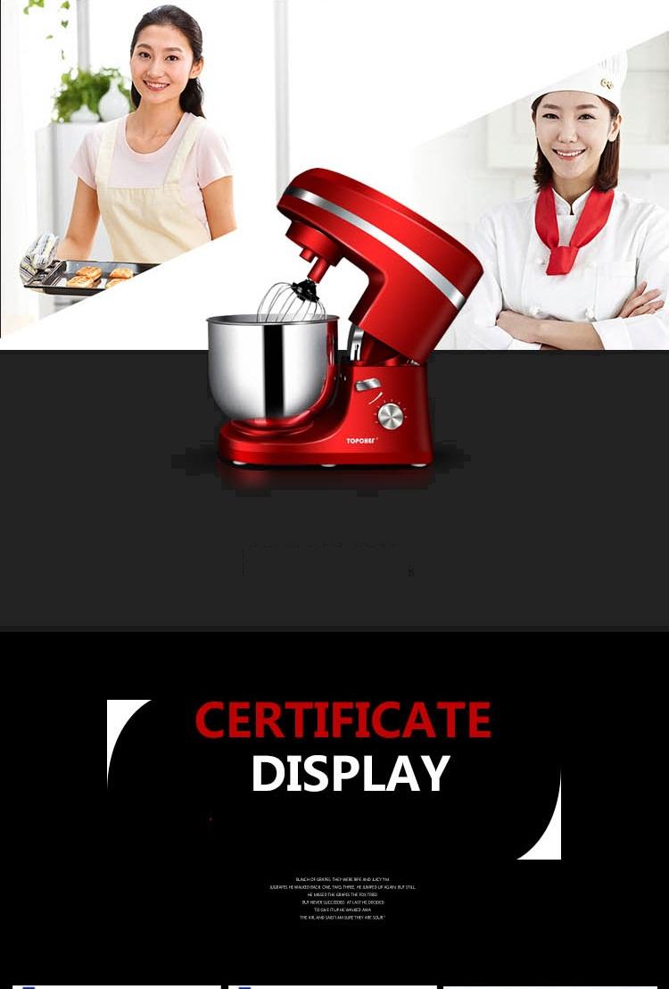 máy đánh trứng TOPchef 7 lit  công suất 1000w đỏ