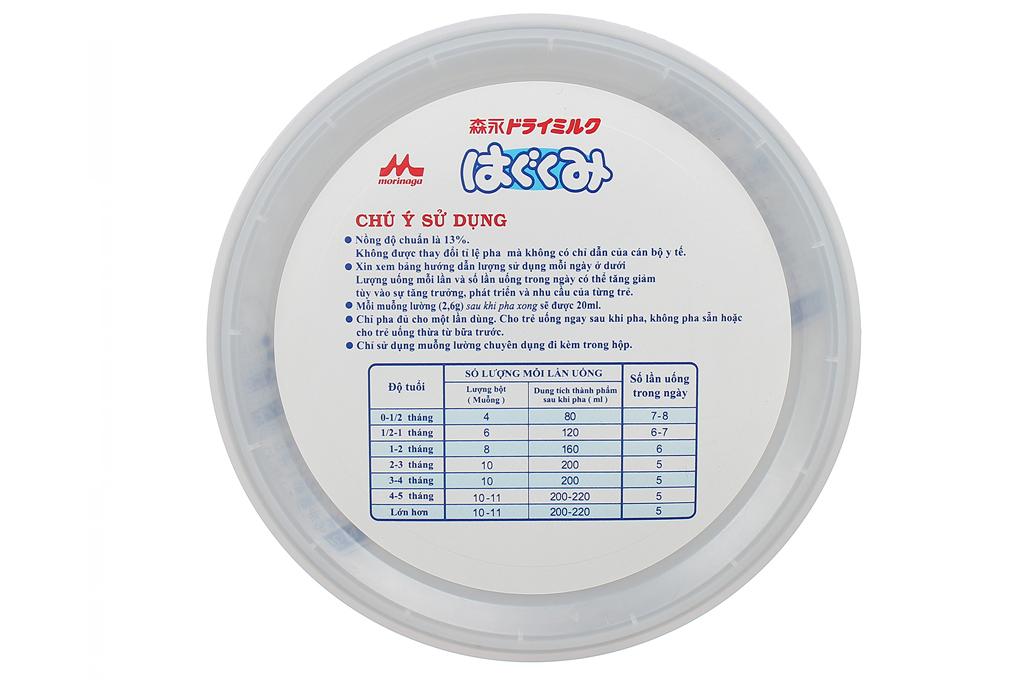 Sữa Bột Morinaga số 1 lon 850gr (cho bé 0 - 6 tháng tuổi)