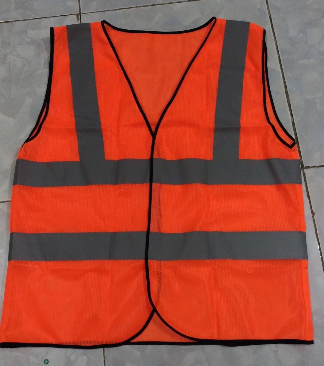 [HCM]Áo lưới cam phản quang xám
