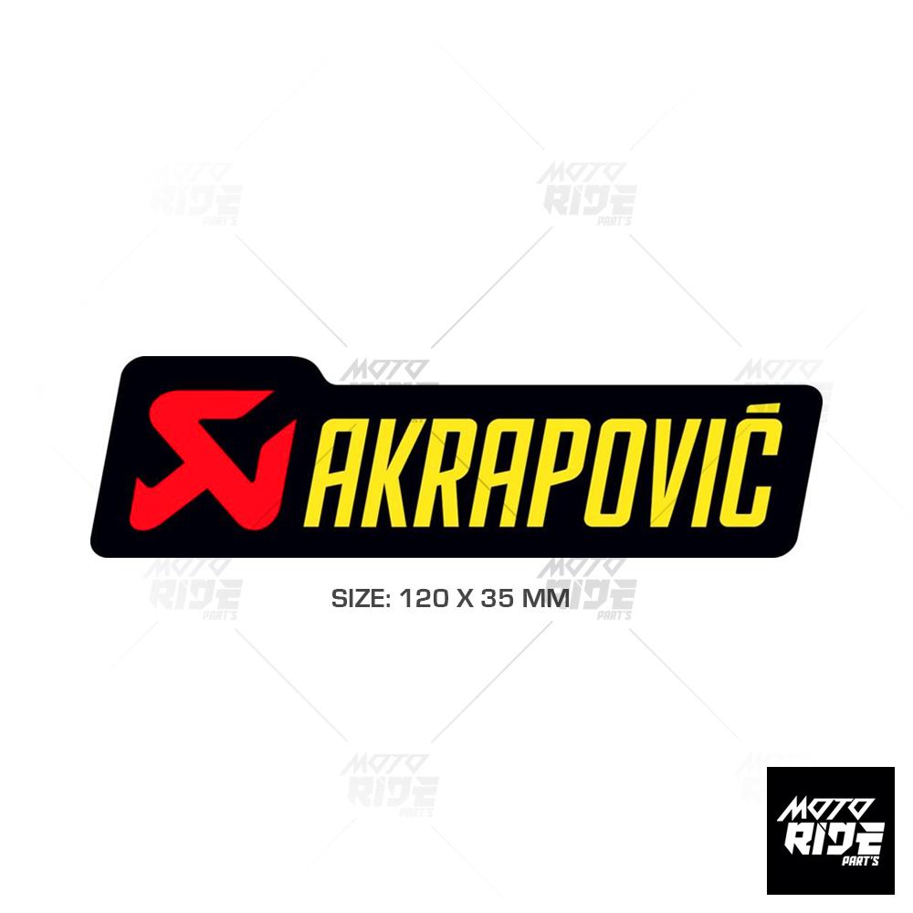 Akrapovic p-hst6al tem pô dài màu 120x35mm chính hãng