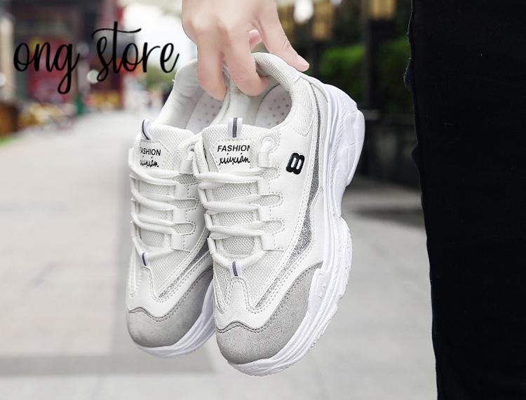 Giày thể thao đế cao phong cách Hàn Quốc số 8