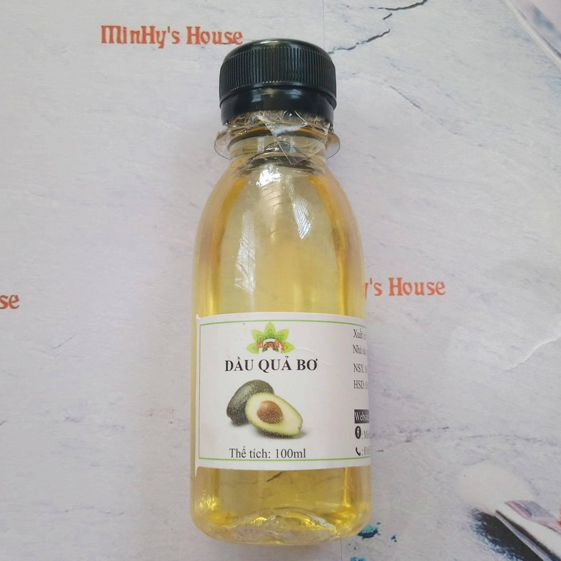 100 ml Dầu quả bơ_Avocado Oil_nguyên liệu làm mỹ phẩm handmade