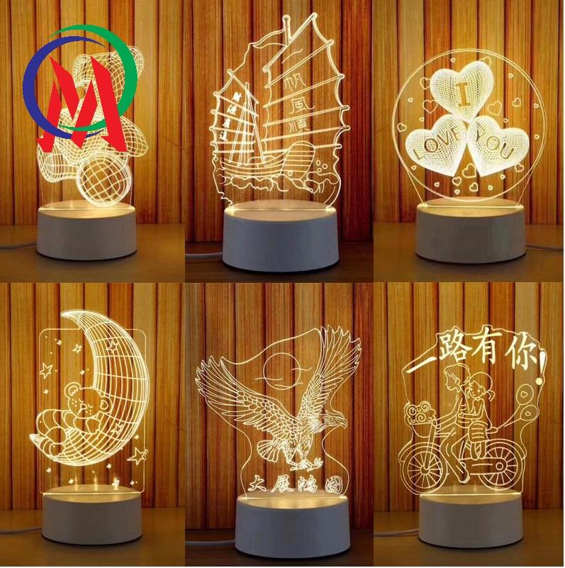 [HCM]Đèn led ngủ 3d