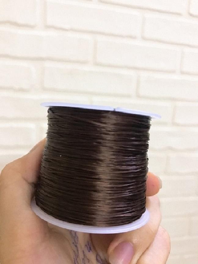 Chỉ tơ/chỉ chun xỏ hạt đá phong thủy (loại mịn/chắc)