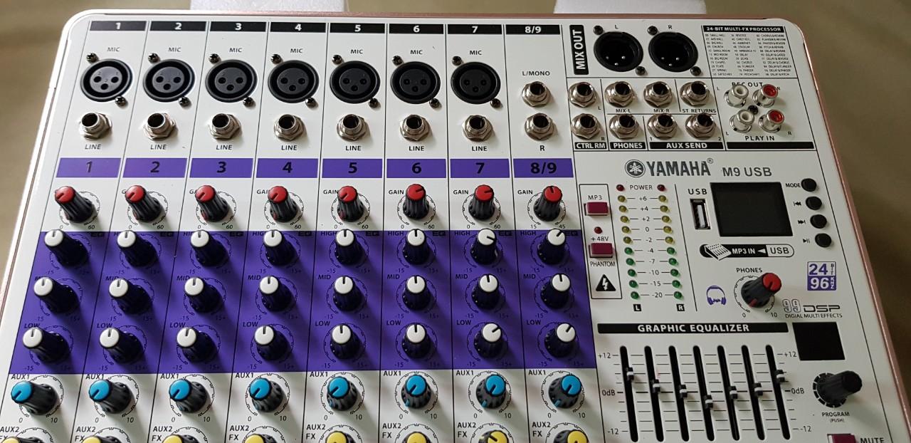 [HCM]Mixer Karaoke Gia Đình M9 USB Bluetooch