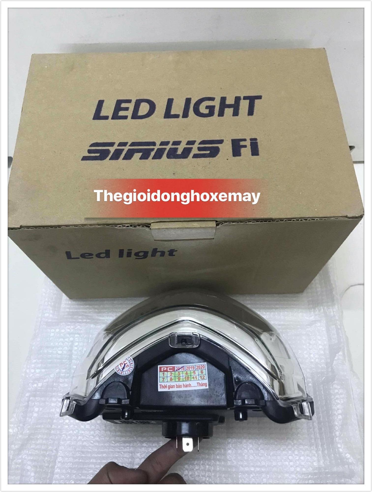 Đèn Pha Led 2T Cao Cấp LED LIGHT Cho Xe Sirius FI