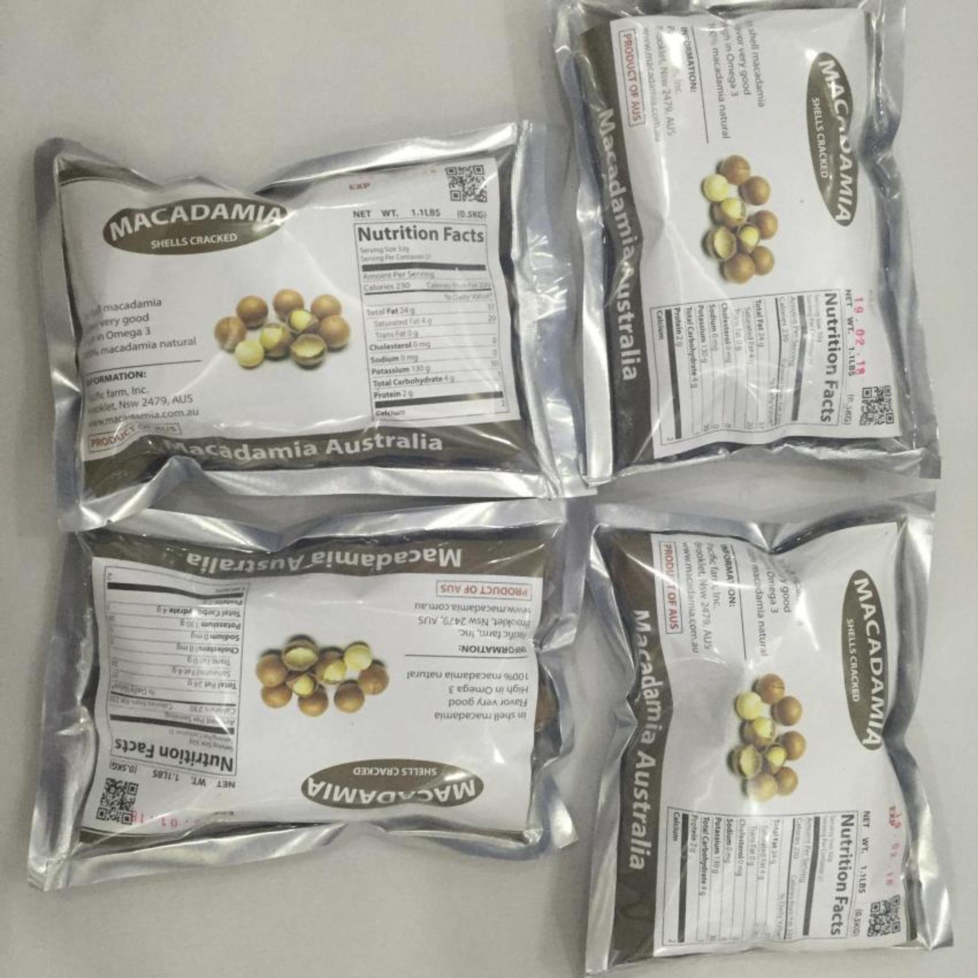 [HCM]Hạt mắc ca Macadamia nứt vỏ 500g (Nhập Úc) - Loại thượng hạng