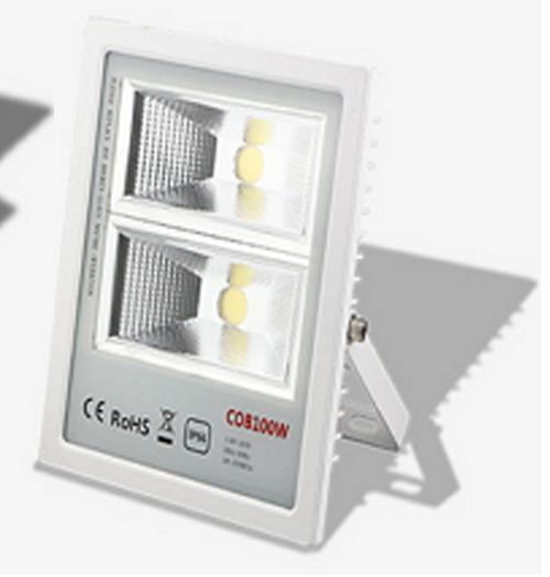 ĐÈN PHA LED COB VỎ TRẮNG 100W