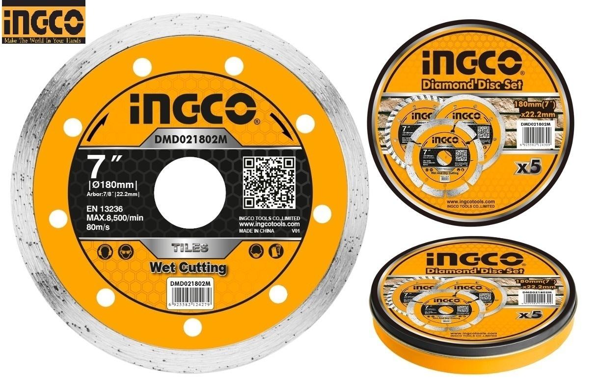 Đĩa cắt gạch ướt INGCO DMD021802M