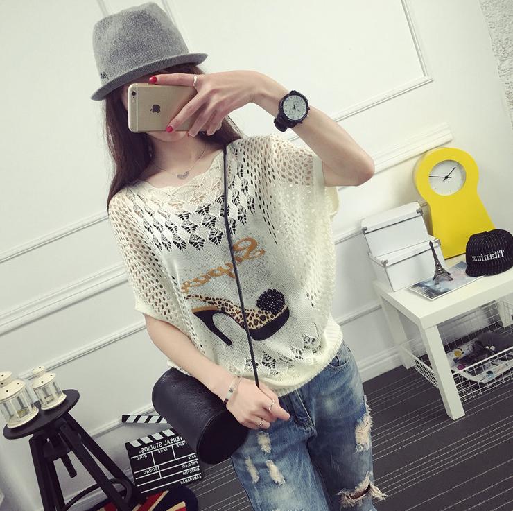 Áo Len Cánh Dơi Thêu Xinh Xắn ALN010A (Hình ngẫu nhiên)