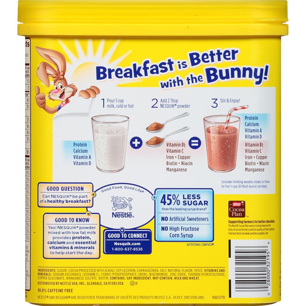 Bột sữa Socola Nestle Nesquik Chocolate 532g