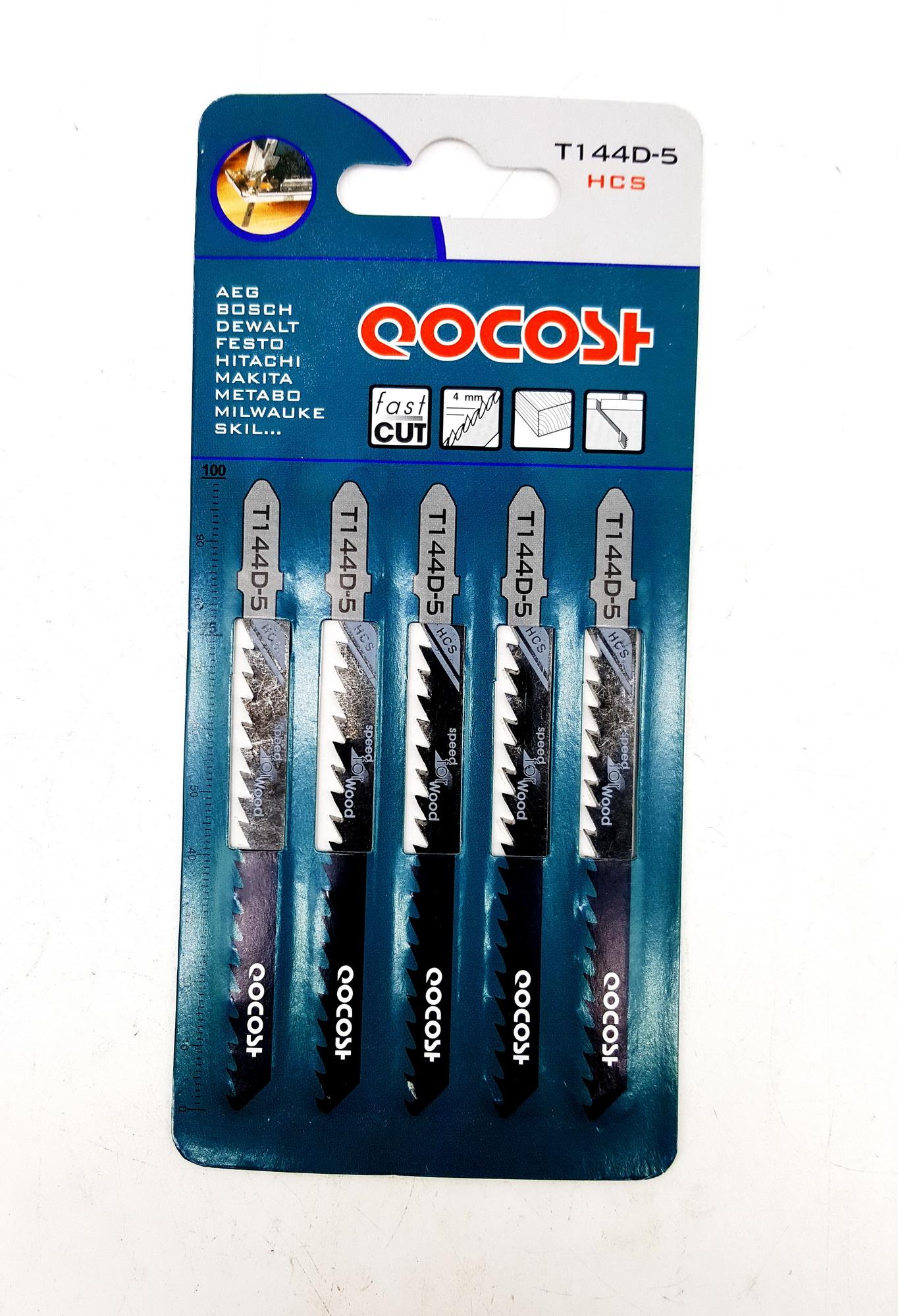 Bộ gồm 5 cái lưỡi cưa lọng T144D