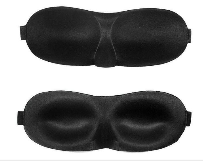 [HCM]Bịt Mắt ngủ 3D+ tặng Bịt Tai -(ĐEN)