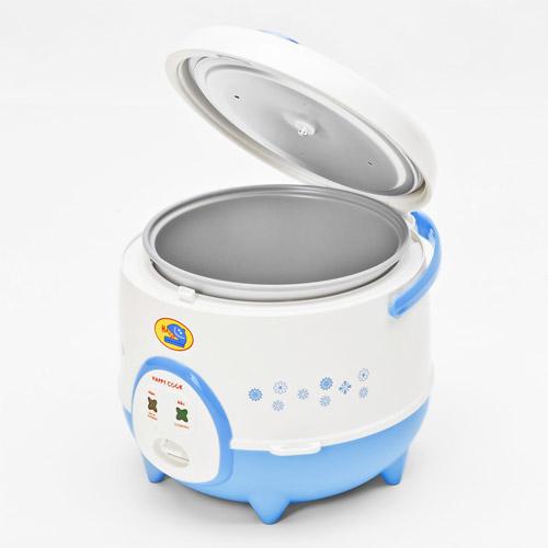 Nồi cơm điện 1.2 lít  HappyCook HC-120 (Trắng phối xanh)