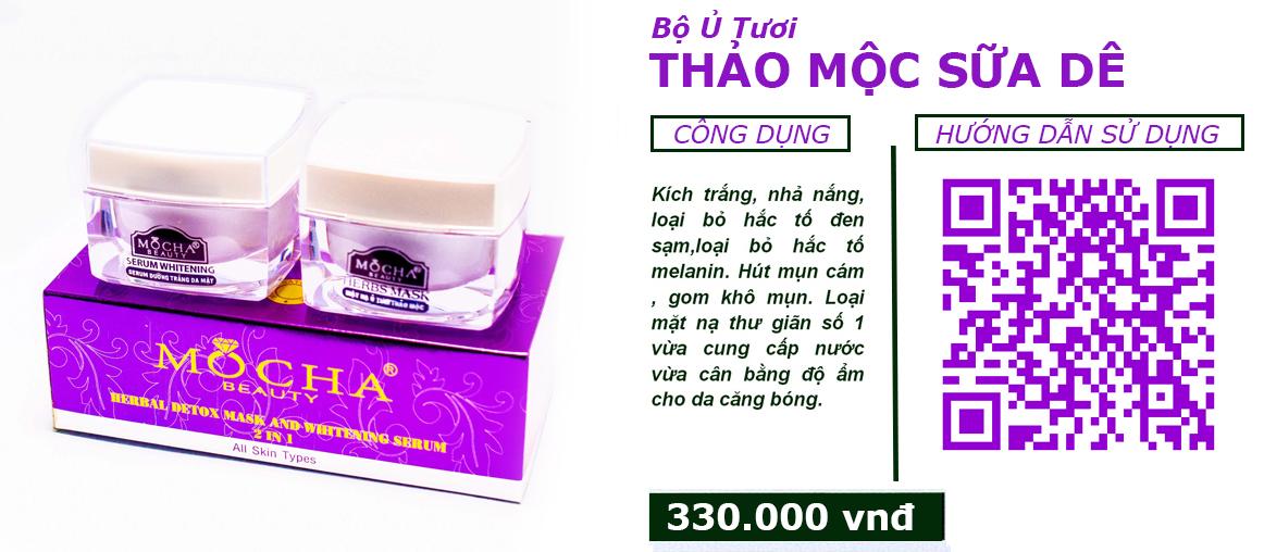BỘ Ủ TƯƠI THẢO MỘC SỮA DÊ MOCHA