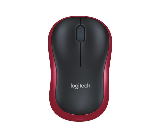Chuột không dây Logitech M185 (Đỏ)