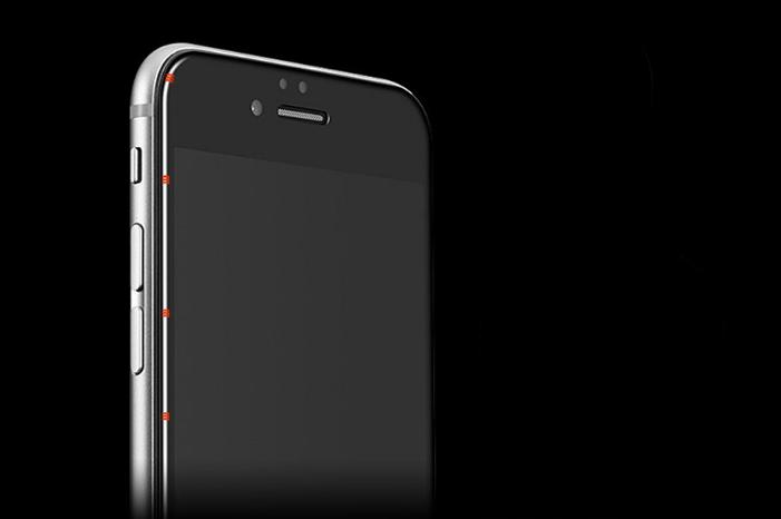 Kính Cường Lực 3D Chống Nhìn Trộm Cho Iphone 6 Plus Iphone 6s Plus đen