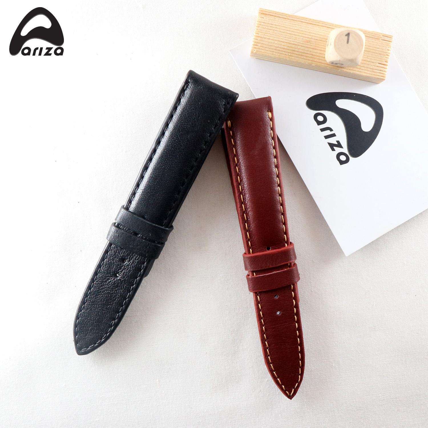 Dây đồng hồ da da bò thật 100% ARIZA SIZE 18mm( Phat Tien Shop bảo hành 12 tháng)