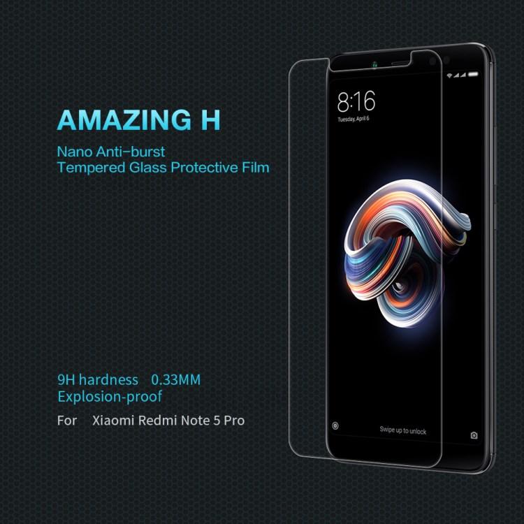 Kính cường lực Trong suốt cho Xiaomi Redmi Note 5 / Note 5 Pro