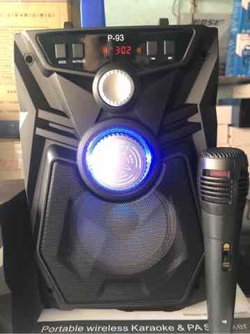 Loa karaoke bluetooth P93 Có míc karaoke.