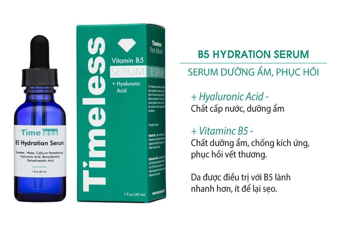 Tinh Chất Dưỡng Phục Hồi Da Timeless B5 Hydration Serum
