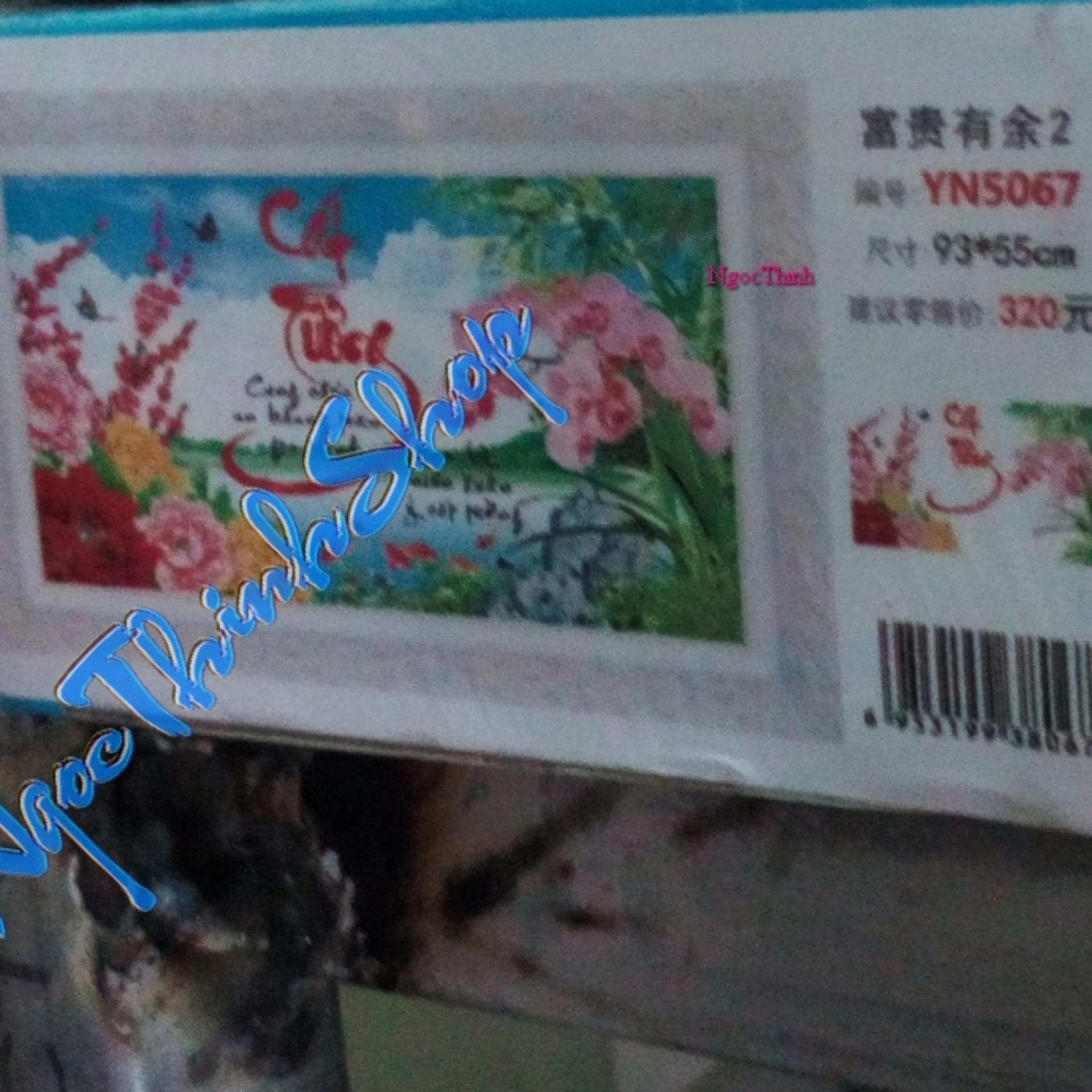 YN5067-Tranh đính đá cát tường-93*55-93*55