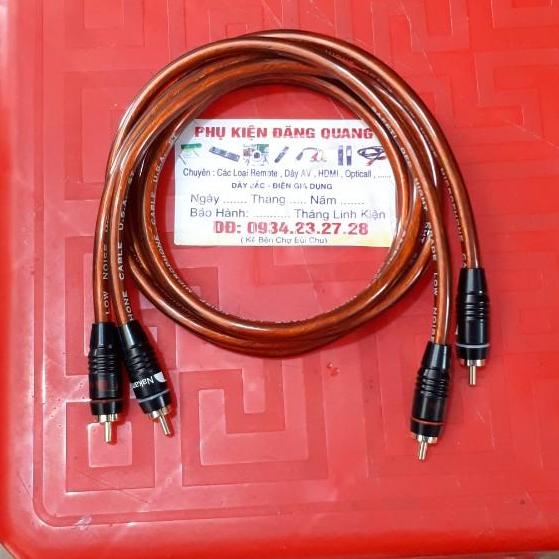 Cặp dây AV ( bông sen )dài 2m nakamichi loại tốt