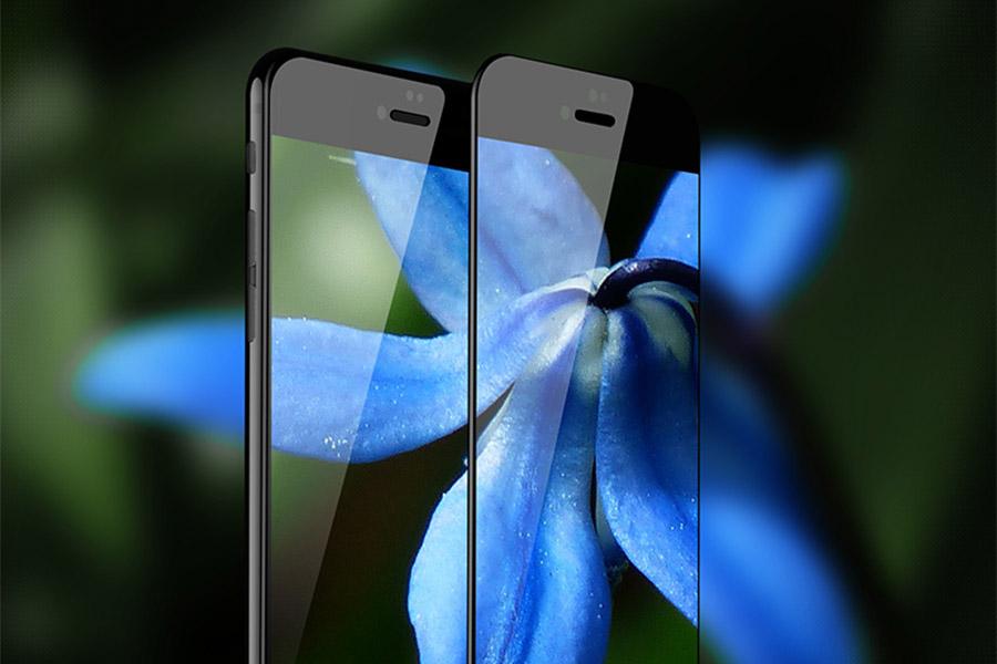 Miếng dán cường lực 9D (Tặng kèm nút HOME) Full màn cho Iphone 6/6S Trắng, Đen