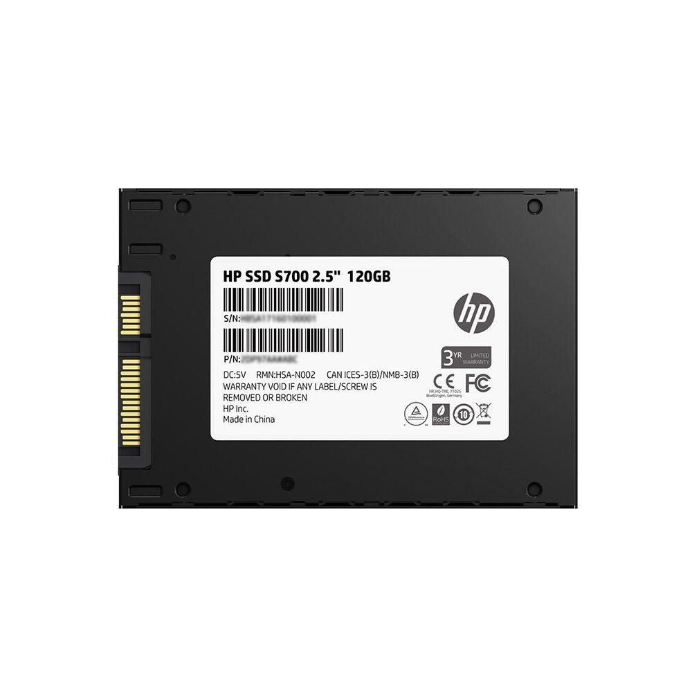Ổ cứng HP SSD S700 2.5" 120GB SATA III 3D NAND Internal Solid State Drive (SSD) 2DP97AA#ABC