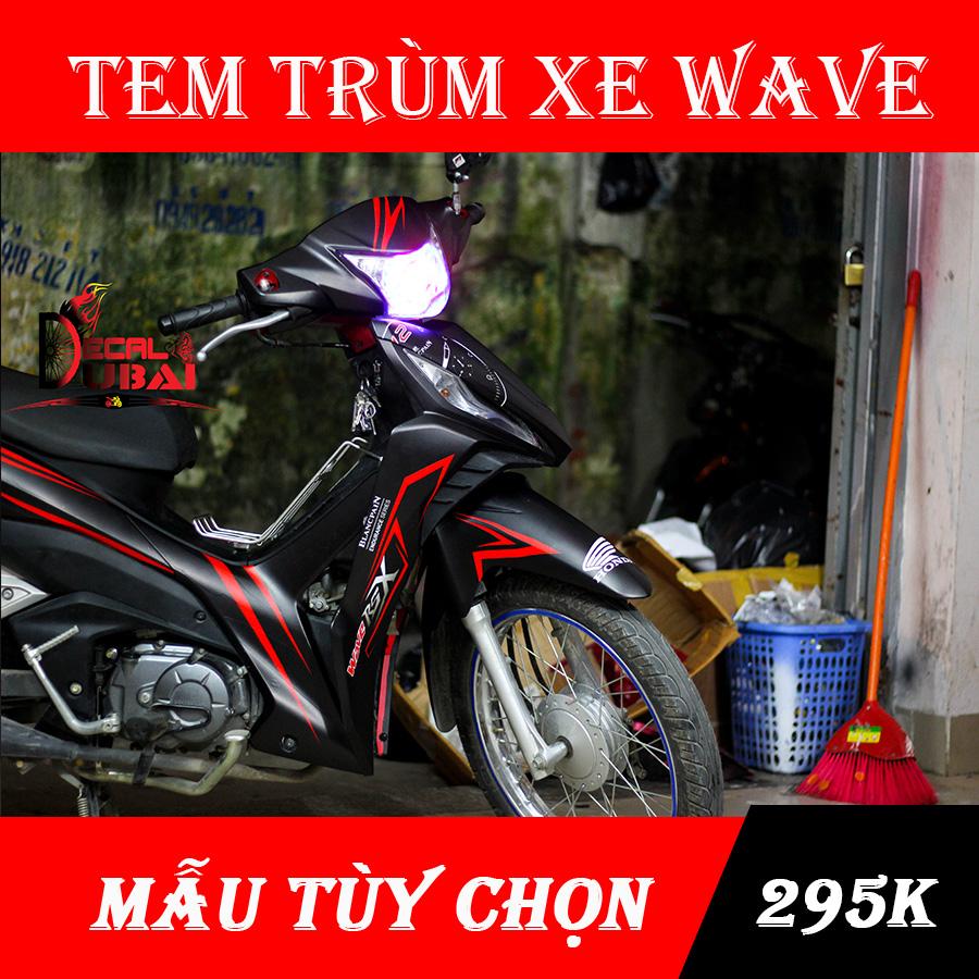 Tem trùm xe wave