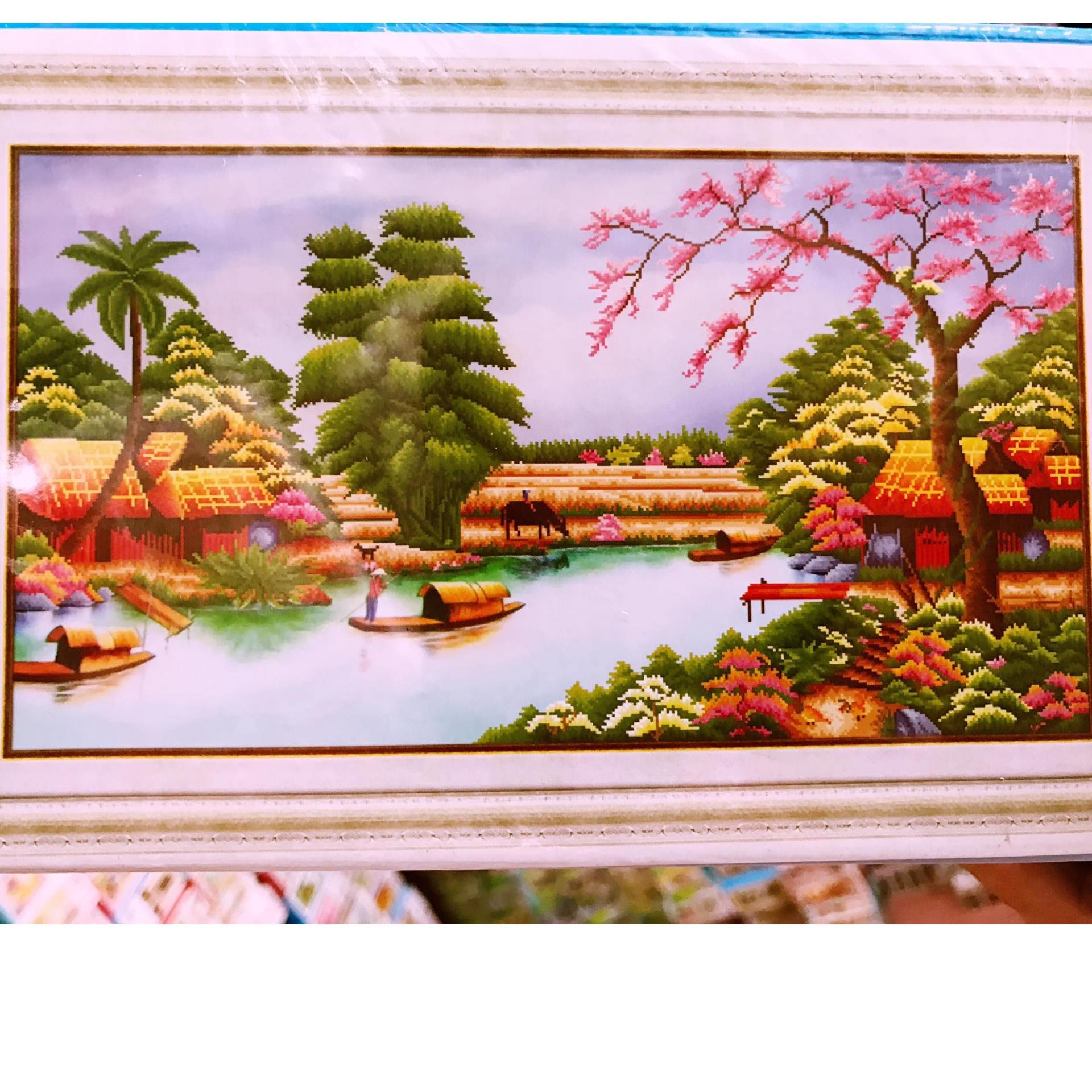 Tranh đính đá Phong cảnh YN2067-Ngọc Thịnh