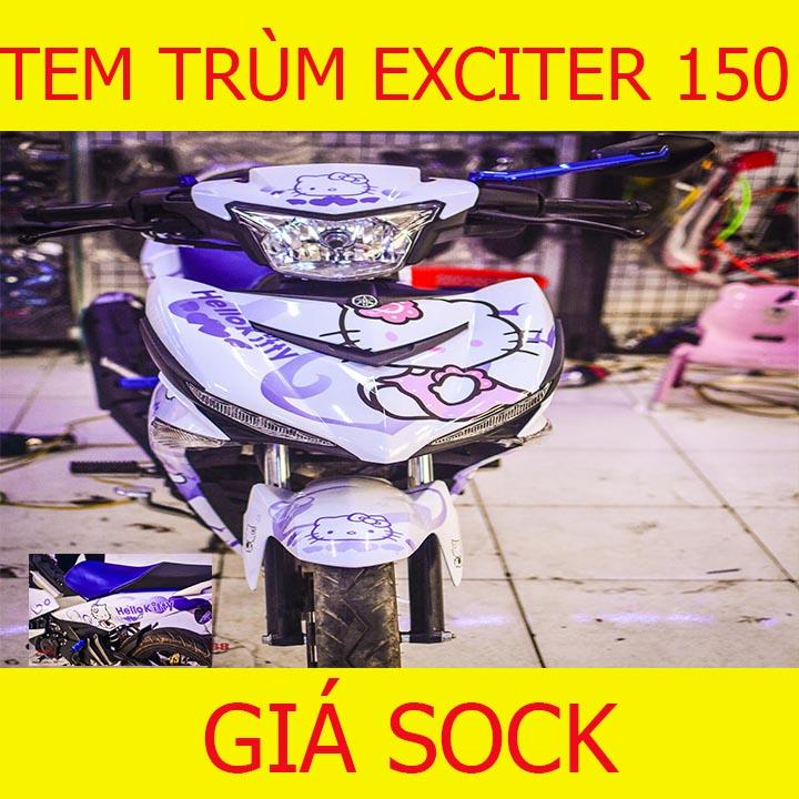 Tem Trùm Xe Exciter 150 Hello Kitty