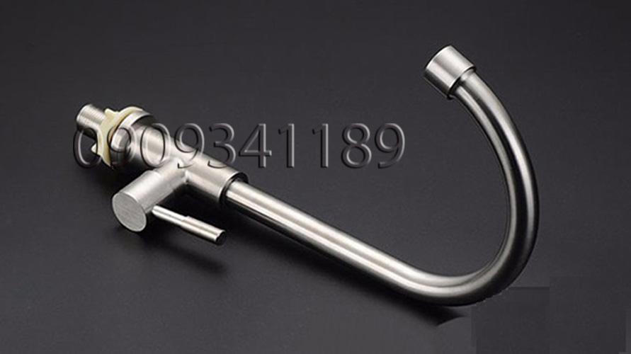 [HCM]Vòi rửa chén lạnh inox 304