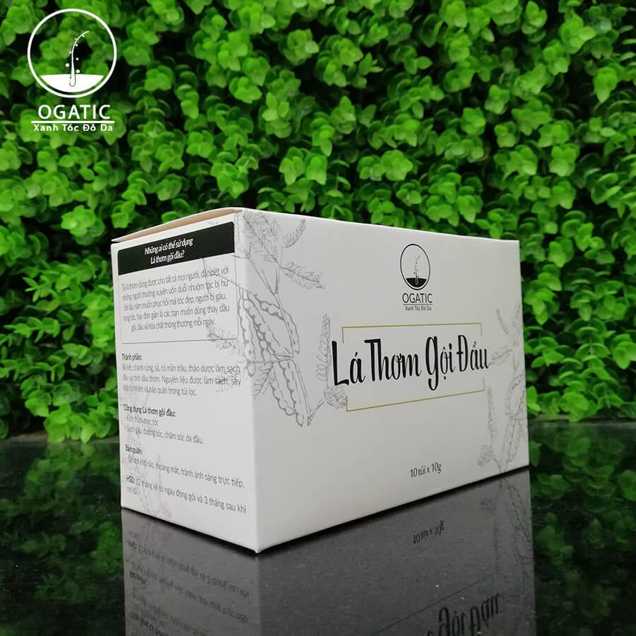 [HCM]BỘT  BỒ KẾT THẢO DƯỢC GỘI ĐẦU BỘT LÁ THƠM OGATIC