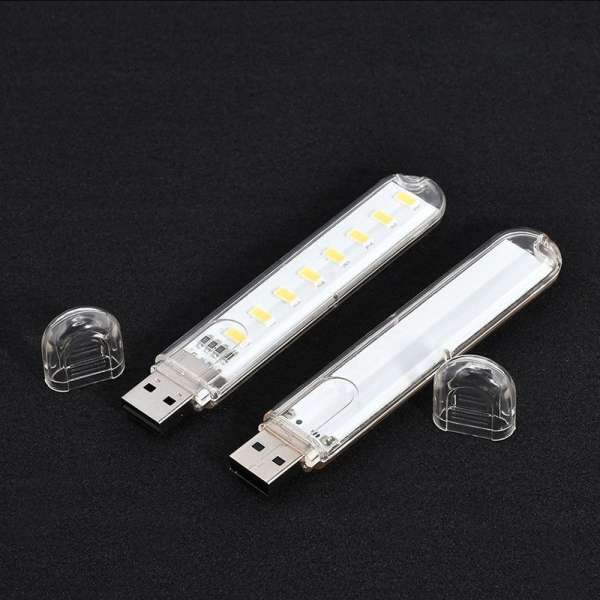 Bộ 2 đèn USB 8 led siêu sáng ( ánh sáng trắng )