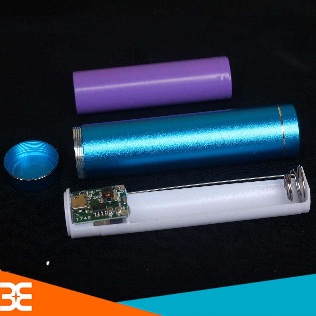 Combo Box Sạc Dự Phòng 1 Cell Và Pin 18650 3v7 2000mAh