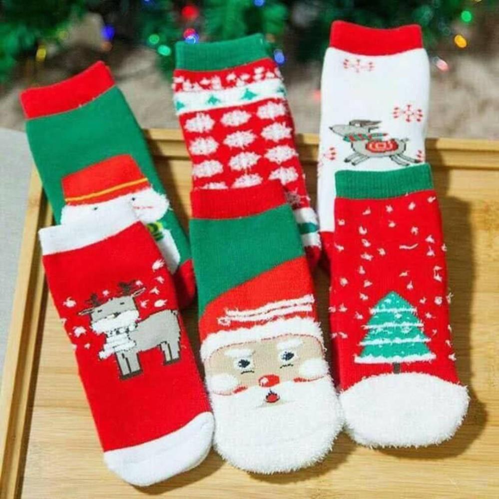Combo 10 Đôi Tất Noen Cổ Cao Cho Bé Yêu