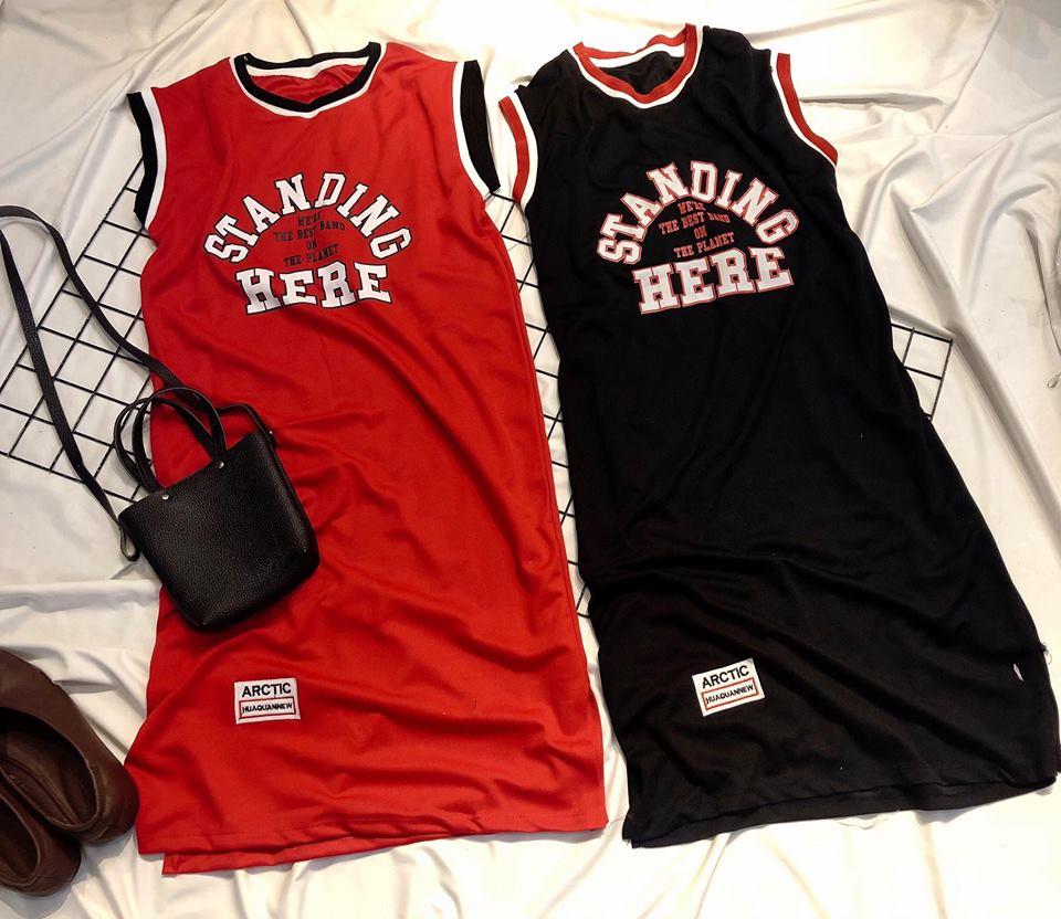 Váy tanktop xẻ tà