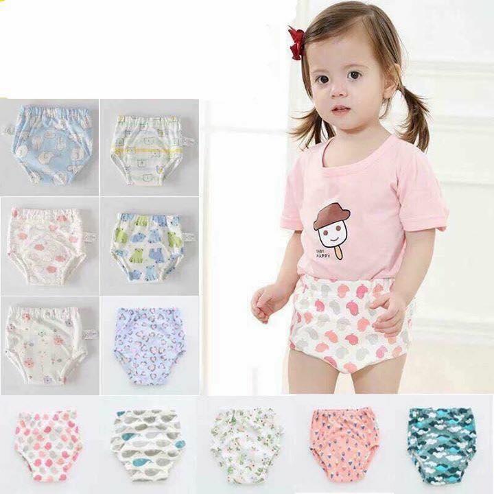 Combo 5 Quần tập bỏ bỉm cho bé 6 lớp