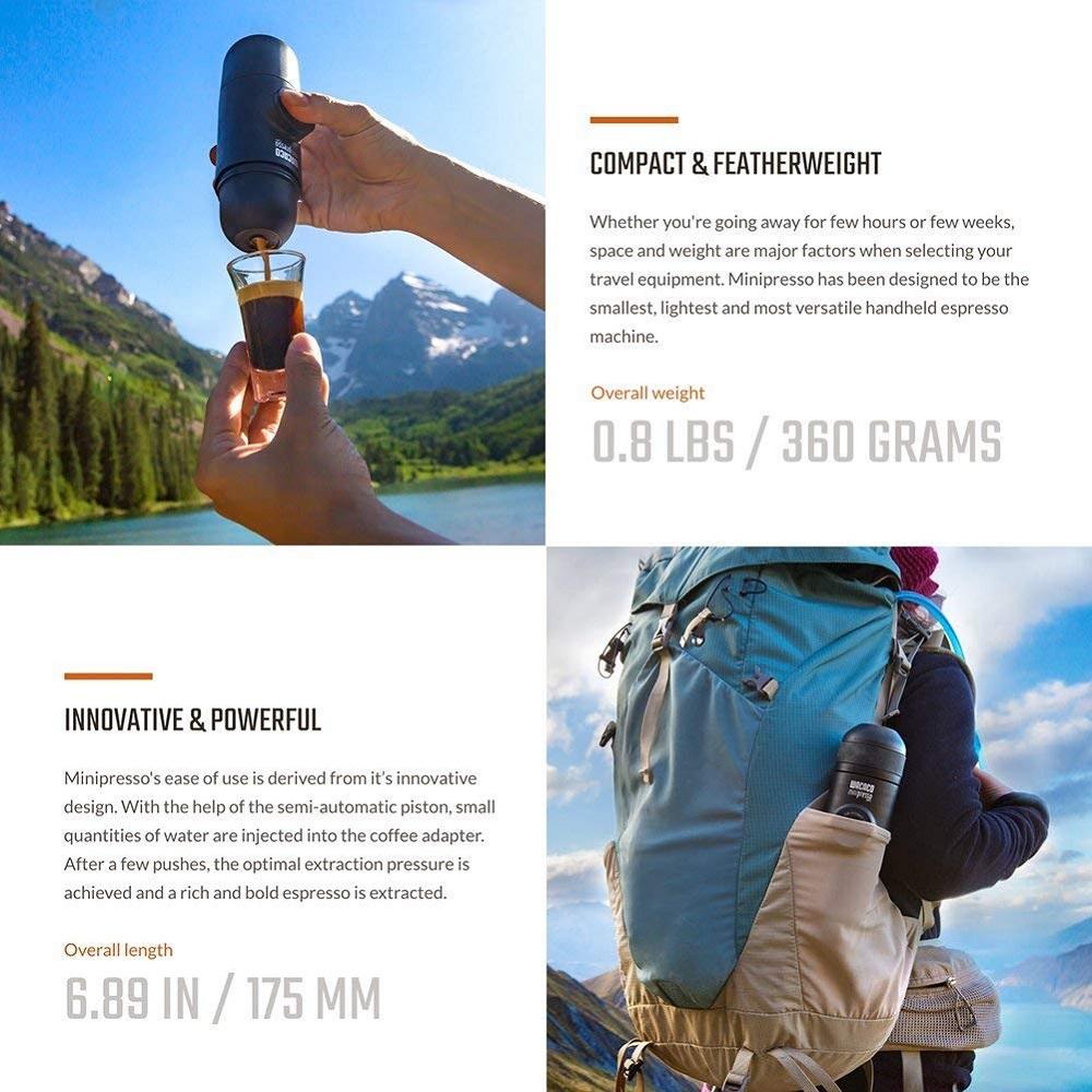 Máy pha cà phê Espresso cầm tay WACACO Minipresso GR