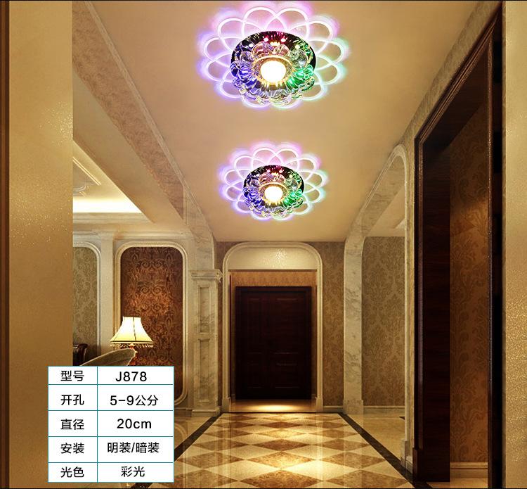 Đèn pha lê ốp trần PLCS03
