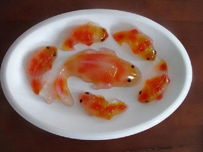 KHUÔN RAU CÂU NHỰA 6 CÁ CHÉP