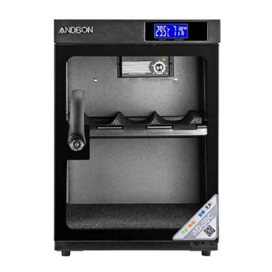 Tủ chống ẩm andbon ad-30c  30 lít - công nghệ japan + tặng da lau len da - ảnh sản phẩm 8