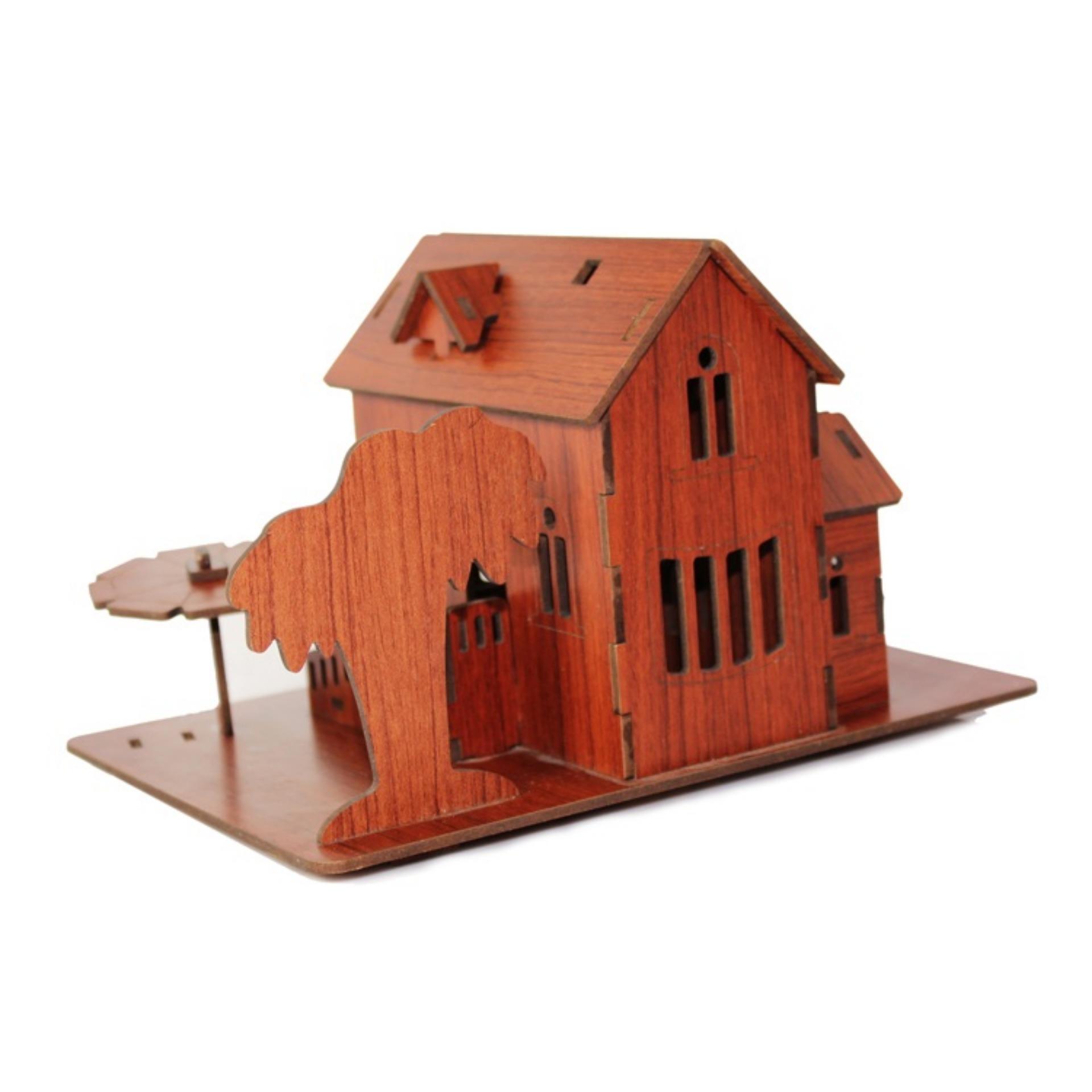 Đồ chơi lắp ráp gỗ 3D Mô hình Seaside Villa